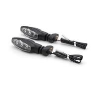 SUTVCM Luz intermitentes Luces Señalización 2 Cables Con Intermitentes Para Triumph Para Tiger 850 1050 Para Sport 900 GT Para Rally 800 1200 Y Para Trident 660(Blanco)