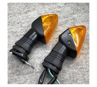 SUTVCM Luz intermitentes Para KLE 500 650 Para Versys Z1000 Z750S Para Ninja 650R ZX-6R 600 636 Luz Indicadora Señal Giro Delantera Y Trasera Motocicleta(Lente amarilla)
