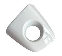 SUTVCM Tapa Manija Puerta Delantera Izquierda Y Derecha LHD Cubierta Cerradura Con Orificio Llave Embellecedor Para A6 C7 A7 2012-2018 4H1837879 Tapa manija puerta exterior(I lanco Izquierda)