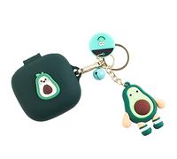 Suublg Beats Fit Pro 2021 - Funda de carga para auriculares de silicona con bonito llavero de muñeca de cuerpo completo y protección antipérdida