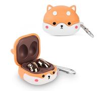 Suublg Funda protectora de silicona con llavero para auriculares Samsung Galaxy Buds2 Pro (2022), Galaxy Buds 2 (2021), Galaxy Buds Pro (2021), Galaxy Buds Pro (2021), auriculares Galaxy Buds Live