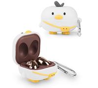 Suublg Funda protectora de silicona con llavero para auriculares Samsung Galaxy Buds2 Pro (2022), Galaxy Buds 2 (2021), Galaxy Buds Pro (2021), Galaxy Buds Pro (2021), auriculares Galaxy Buds Live