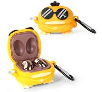 Suublg Funda protectora de silicona para auriculares con llavero para auriculares Samsung Galaxy Buds2 Pro (2022), Galaxy Buds 2 (2021), Galaxy Buds Pro (2021), auriculares Galaxy Buds Live (2020)