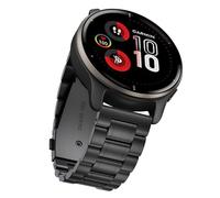 Suuira Correa Compatible con Garmin Venu Sq 2 / Venu Sq 2 Music/Venu/Venu 2 Plus, 20mm Acero Inoxidable Reemplazo Correa Metal para Vivoactive 3 / Vivoactive 5 Correas (Negro)