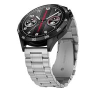 Suuira Correa de Repuesto de 22mm en Acero Inoxidable Compatible con Huawei Watch GT 6 Pro/5 Pro,Liberación Rápida y Elegante para Serie GT 6/5/4/3 Pro (Plata)