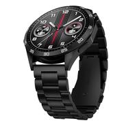 Suuira Correa de Repuesto de 22mm en Acero Inoxidable Compatible con Huawei Watch GT 6 Pro/5 Pro - Liberación Rápida y Elegante para Serie GT 6/5/4/3 Pro (Negro)