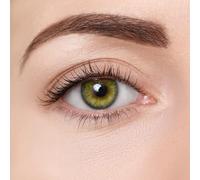 SUUM co. Lentes de contacto de color - Lentes de Contacto de Color - Lentillas de Color sin Graduación, Lentes Mensuales de 30 Días - Color Verde - Eyecolors Contact Lenses (Verde Oliva)