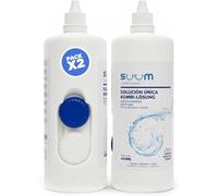 SUUM co. Líquido Multiusos para Lentillas Blandas Pack de 2 - Solución para Lentes de Contacto 400ml con Desinfección Avanzada - Hidratación Prolongada Lentes - Limpieza Profunda y Confort Diario