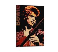 suumyo Póster estético de David Bowie para decoración de habitación, póster artístico para dormitorio, sala de estar, paredes, 40 x 60 cm, estilo marco