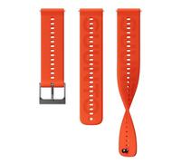 SUUNTO Correa de silicona Athletic 6 de 22 mm, color naranja coral S + M