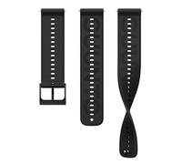 SUUNTO Correa de silicona Athletic 6 de 22 mm, color negro S+M