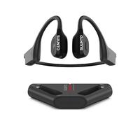 Suunto Wing Open-Ear Auriculares Conducción Ósea, Auriculares Deportivos Inalámbricos Bluetooth, Control Movimiento Cabeza, Micrófono HD Incorporado, Resistente al Desgaste IP67, Luces Seguridad