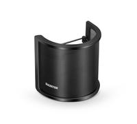 SUUNTOK Filtro de metal, cubierta mejorada para parabrisas de micrófono, máscara de mano para micrófonos de 30 a 60 mm de diámetro, accesorios de micrófono para grabación vocal, videos de Youtube