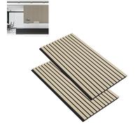 Suusolny 4 piezas paneles acústicos de madera pared de lamas decoración de madera pared revestimiento de madera paneles de pared revestimiento de lamas fieltro acústico elementos acústicos placas