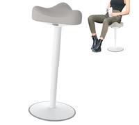Suusolny Taburete ergonómico con efecto oscilante, triangular, taburete de oficina, taburete de pie, taburete oscilante, taburete de trabajo, antideslizante, ayuda de pie ergonómica, altura ajustable