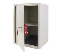 Suusolny Tresor Safe Caja fuerte para muebles, ignífuga e impermeable (35 x 31 x 50 cm - XL) con 2 llaves, caja fuerte para dinero en efectivo, joyas, medicamentos, muebles, como caja fuerte de pared