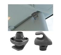 Suvnie 2 clips de gancho para visera solar de coche, clip de gancho de soporte de retenedor de protector solar, gancho de soporte para visera solar para Civic Ridgeline CR-V, OE 88217S04003ZA,