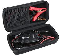 SUW Funda protectora de viaje portátil compatible con NOCO Genius 5/Genius 2/Genius 1 Cargador inteligente totalmente automático, funda rígida con bolsillo de malla para cargadores de batería NOCO de 5 amperios/2 amperios/1 amperios