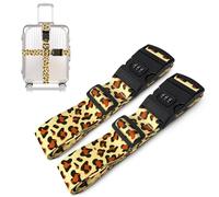 Suweir Set de Correas para Maleta con Cerradura de Combinación Correa de Maleta Destacada Correa de Equipaje Correa de Equipaje 5x180cm Correa Ajustable para Maleta Accesorios de Maleta para Reconocer