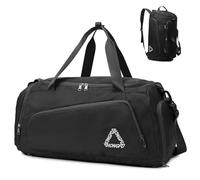 Suweir Sporttasche Damen 45L Reisetasche mit Schuhfach Nassfach Wasserdicht Weekender Travel Gym Duffle Bag mit Rucksack Schwimmtasche Saunatasche Trainingstasche für Reisen, Fitness, Sport, Bolsa de