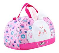 Suweir Sporttasche Kinder Jungen Schwimmtasche Mädchen Wasserdicht Reisetasche Weekender Badetasche Niedlich Outdoor Fußballtasche Duffle Bag für Fitness, Sport, Schule Reisen, Conejo rosa, Bolsa de