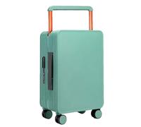 Suwequest Maleta de viaje universal con ruedas a la moda, ligera, de lujo, para embarque, color lima EN8 de 24 pulgadas