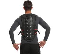 SUWFEZUF Equipo de protección para Motocicleta, protección de Espalda para Motocicleta, Armadura de protección para Espalda de Motocicleta, Protector de Columna de esquí Alpino para Ciclismo,M,Black