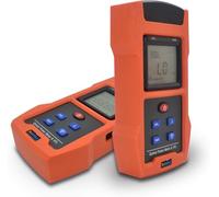 SUWOLF -50dBm~+26dBm FTTH Medidor de Potencia Fibra Óptica/Fiber Optical Power Meter,850nm~1625nm Portátil Probador de Fibra Optica Test con Adaptador SC+FC y 30mW 30KM(18.6mi) VFL(PMV563-30A)
