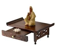 SUWOOPH Estante de Altar de Pared, nicho de exhibición de Madera Maciza for Espacios conscientes y decoración del hogar(50cm)