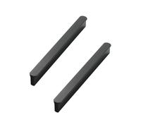 Suwooy 2 Pieza Tiradores Armarios 80/116/148/180/212/244/338mm,Tiradores Cajones Negros/Dorados/Grises,Tiradores Para Muebles De Cocina y Baño,Tiradores Para Puertas,Con Tornillos,Black-212mm(8.35in)