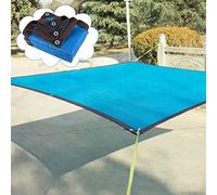 Suwooy Red De Sombra Azul 2m 3m 4m 5m 6m 7m 8m 9m 10m,Solar Sombra Paño,Vela De Sombra,Malla Sombreadora 90%,con Ojales,Malla De Sombreo Transpirable,Jardín/Invernadero/Terraza,Blue-3x7m(9.8 * 23ft)
