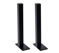 Suwooy Soportes para Estantes De Pared,2 Piezas Soportes De Estantes Flotantes,Soporte Estanteria De Alta Resistencia Negro,escuadras Baldas De Metal,Soporte para Estantería De Cocina,40cm/15.7in