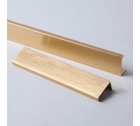 Suwooy Tiradores Para Muebles Dorados,2 Tiradores Para Armarios De Cocina,Tiradores Para Cajones De Aleación De Aluminio Con Tornillos,Tiradores y Pomos Para Puertas De Muebles,Gold-200mm(7.9in)