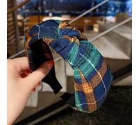 SUXUMHAO 1 banda para el pelo, accesorio minimalista para el cabello y gorro, decoración elegante para el cabello para estilo diario y ocasiones casuales (azul marino)