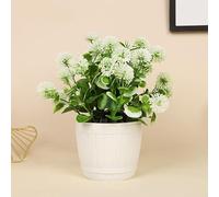 SUXUMHAO 3 plantas de simulación en maceta, pequeñas plantas falsas en maceta, mini plantas artificiales de escritorio para interiores, granja, oficina, mesa, estante de baño, decoración (A16)