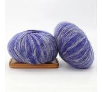 suxuMhao 4 piezas - Hilo esencial de lana suave, ideal para proyectos de manualidades y tejer a mano (gris y azul)