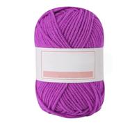 suxuMhao 4 piezas - Hilo esencial de lana suave, ideal para proyectos de manualidades y tejer a mano (morado)