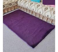 SUXUMHAO Camino de mesa de felpa de color liso, piel de oveja artificial, alfombra decorativa peluda, alfombrilla antideslizante para escritorio, alfombra de escritorio de piel sintética de lujo
