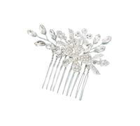 suxuMhao Horquillas para el pelo, 1 unidad, accesorio para el pelo de flores de perlas para novias, elegante decoración para el cabello para boda y estilo nupcial, adorno de categoría elegante
