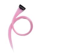 SUXUMHAO Juego de 3 pinzas de pelo sintético con forma de oreja, 55 x 3 cm, color rosa claro