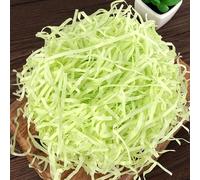 SUXUMHAO Papel de regalo arrugado y relleno de 100 g, con seda de rafia, para rellenar y envolver regalos, ideal para combinar cintas, decoración de cajas de regalo y manualidades hechas a mano (verde