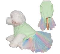 suxuMhao Vestido de perro dulce para cachorros, lindos vestidos de princesa para gatos, falda para perros pequeños (A151, XL)