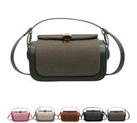 SUYOIKHGMN Borsa a tracolla colorata con patta, mini borsa da viaggio a tracolla da donna, grande capacità, elegante e pratica
