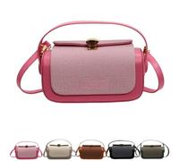 SUYOIKHGMN Borsa a tracolla colorata con patta, mini borsa da viaggio a tracolla da donna, grande capacità, elegante e pratica