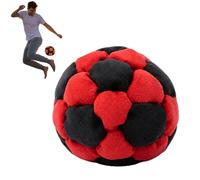 SUYOIKHGMN Nuevo puf Tejido a Mano 2026, Divertido puf de fútbol de Ganchillo, Estampado geométrico Multicolor, Ideal para Juegos al Aire Libre y Entrenamiento de coordinación
