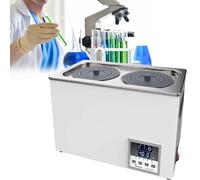 SUYUDD Baño María Numérique En Acier Inoxydable, 1/2/4/6 Trous, Baño María Thermostatique À Usage Général Avec Affichage Numérique Et Couvercle De Protection Pour Utilization En Laboratoire, 220 V