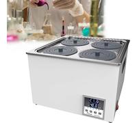 SUYUDD Baño María Numérique En Acier Inoxydable, 1/2/4/6 Trous, Baño María Thermostatique À Usage Général Avec Affichage Numérique Et Couvercle De Protection Pour Utilization En Laboratoire, 220 V