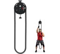 SUYUDD Entrenador De Cuerda Sin Fin, Sistema De Poleas Portátil, Resistencia Ajustable 5-30kg Y Cuerda De Tracción para Ejercicios De Fuerza Y Coordinación Corporal