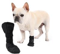 SUYUKU Paquete de 2 zapatos de perro para recuperación de patas de perro para soporte carpiano, protege heridas, cura, evita lesiones y esguinces (S)