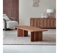 Suzanne - Mesa de centro de acacia maciza H 35 x B 140 x T 60 cm